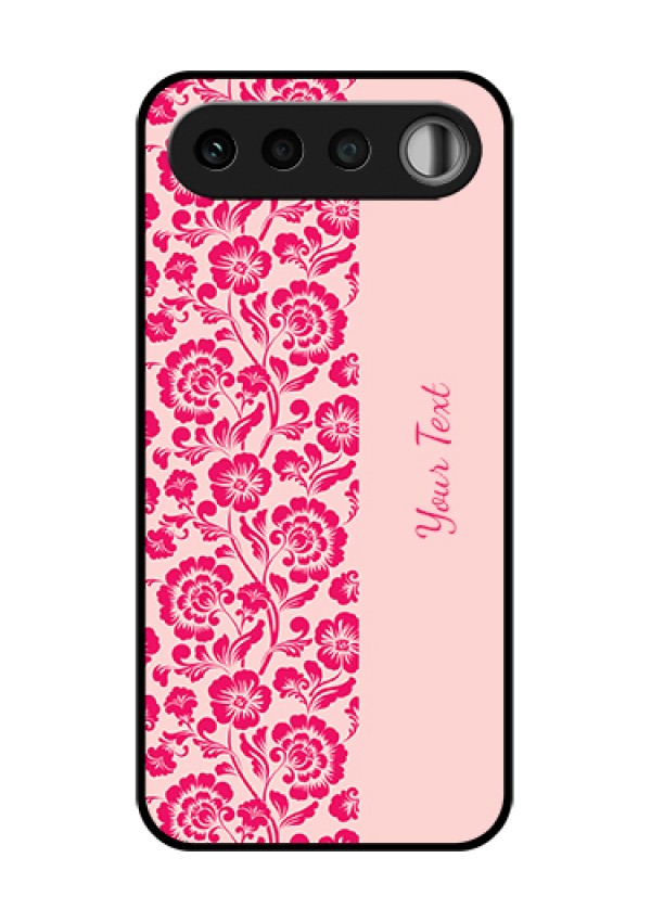 Realme 16 5G Custom Glass Phone Case - Attractive Floral Pattern Design