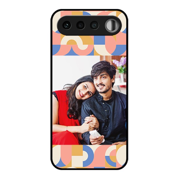 Realme 16 5G Custom Glass Phone Case - Semi - Circle Maze Pattern Design