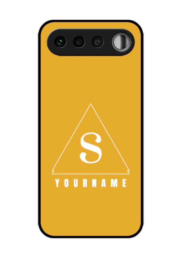 Realme 16 5G Custom Glass Phone Case - Simple Triangle Design