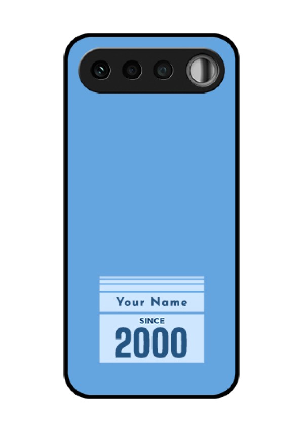 Realme 16 5G Custom Glass Phone Case - Custom Year Of Birth Design