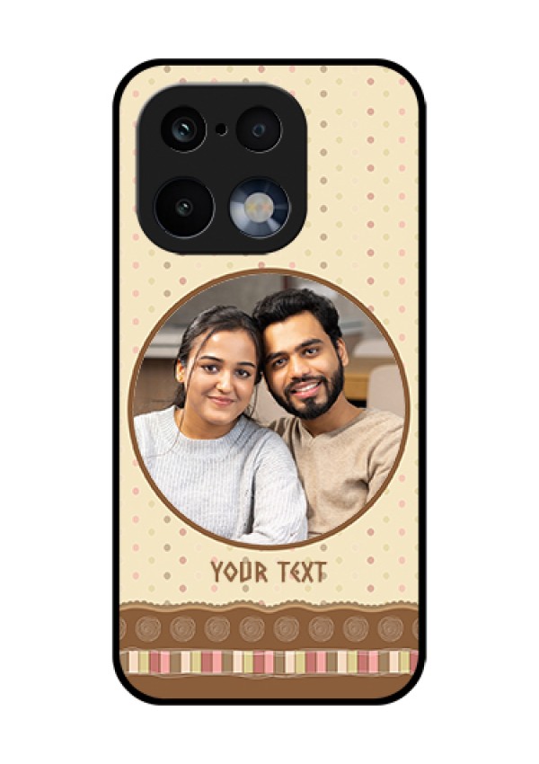 Realme 16 Pro 5G Custom Glass Phone Case - Brown Dotted Mobile Case Design