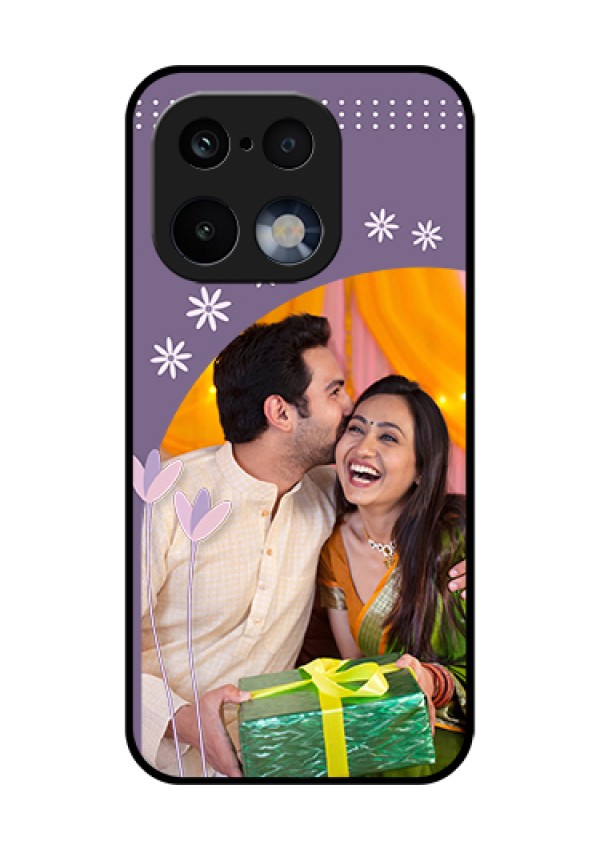 Realme 16 Pro 5G Custom Glass Phone Case - Lavender Flowers Design