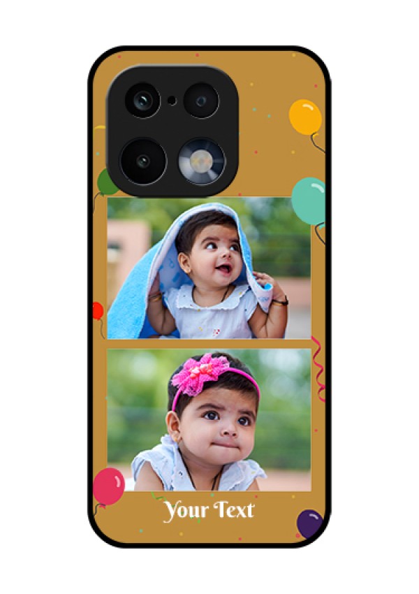 Realme 16 Pro 5G Custom Glass Phone Case - Image Holder With Birthday Celebrations Design