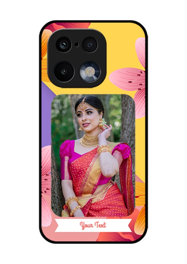 Realme 16 Pro 5G Custom Glass Phone Case - 3 Image With Vintage Floral Design