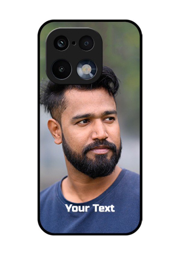 Realme 16 Pro 5G Custom Glass Phone Case - Photo With Text Design