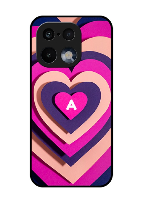Realme 16 Pro 5G Custom Glass Phone Case - Cute Heart Pattern Design