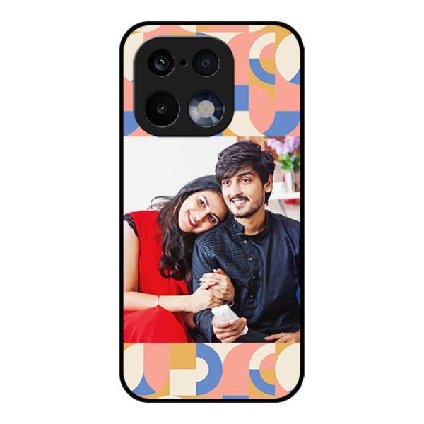 Realme 16 Pro 5G Custom Glass Phone Case - Semi - Circle Maze Pattern Design