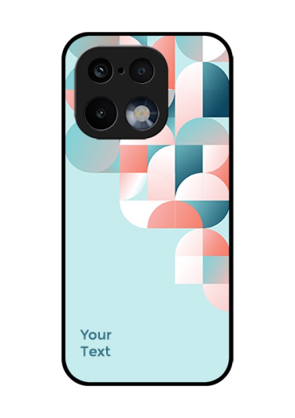 Realme 16 Pro 5G Custom Glass Phone Case - Stylish Semi - Circle Pattern Design