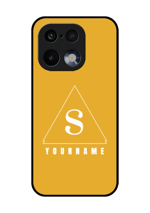 Realme 16 Pro 5G Custom Glass Phone Case - Simple Triangle Design