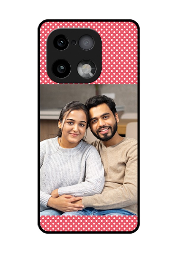 Realme 16 Pro Plus 5G Custom Glass Phone Case - White Dotted Design