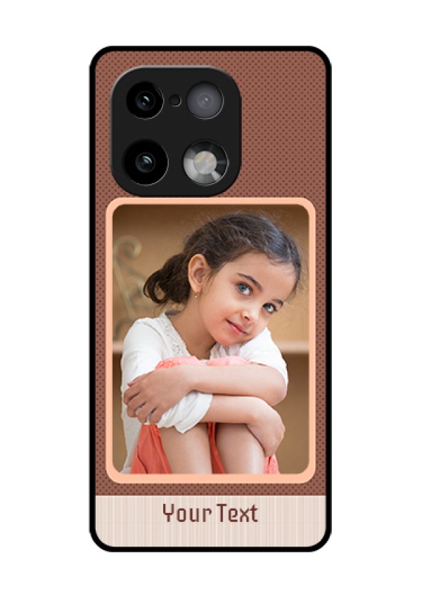 Realme 16 Pro Plus 5G Custom Glass Phone Case - Simple Pic Upload Design