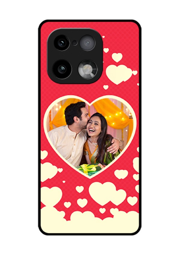 Realme 16 Pro Plus 5G Custom Glass Phone Case - Love Symbols Phone Cover Design