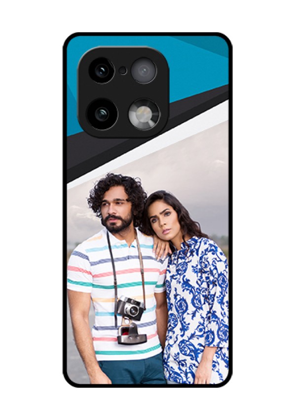 Realme 16 Pro Plus 5G Custom Glass Phone Case - Simple Pattern Photo Upload Design
