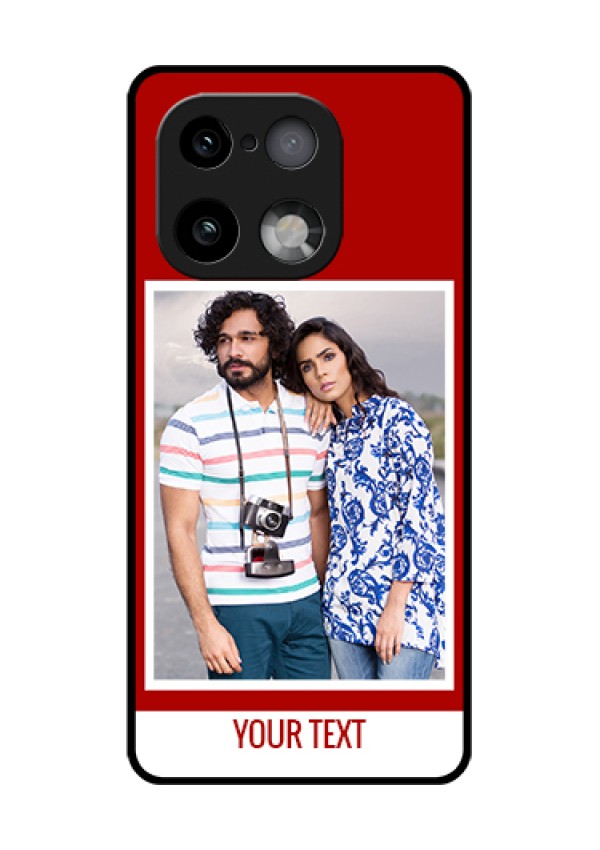 Realme 16 Pro Plus 5G Custom Glass Phone Case - Red Color Design