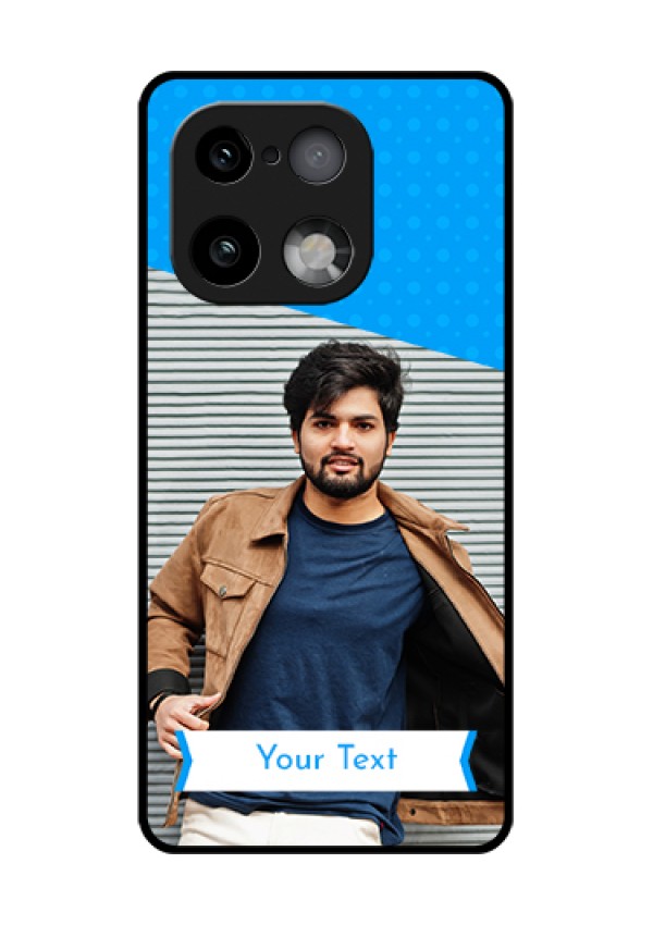 Realme 16 Pro Plus 5G Custom Glass Phone Case - Simple Blue Color Design