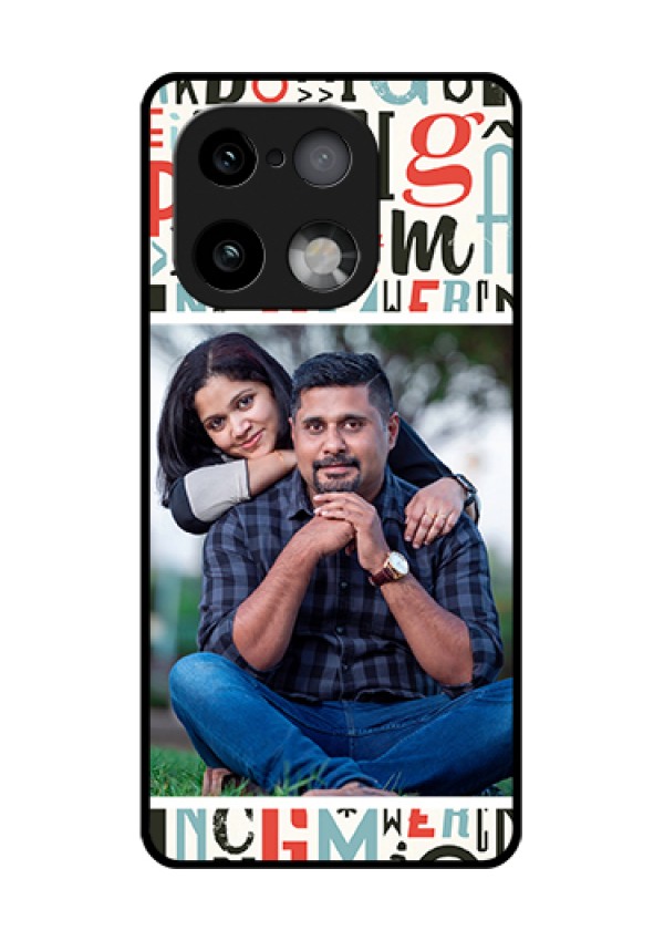 Realme 16 Pro Plus 5G Custom Glass Phone Case - Alphabet Design