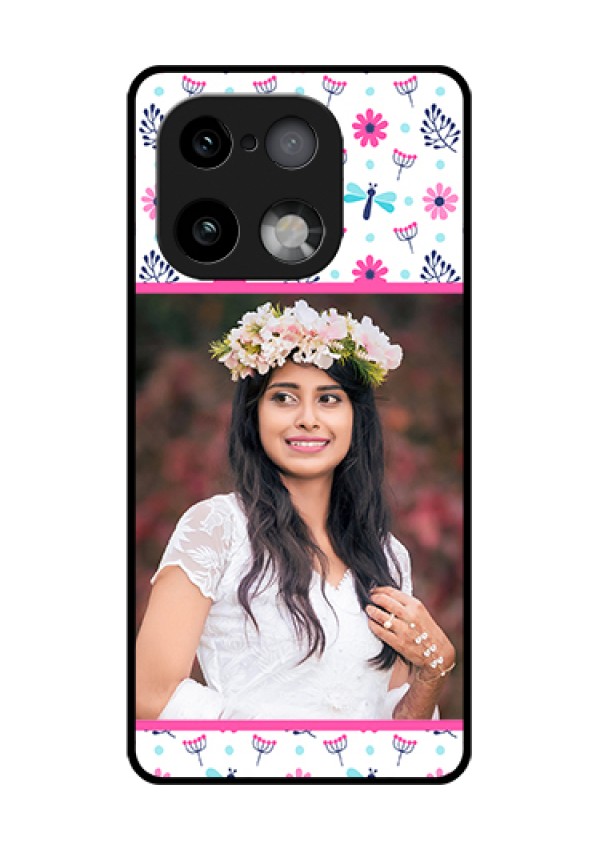 Realme 16 Pro Plus 5G Custom Glass Phone Case - Colorful Flower Design