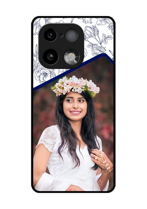 Realme 16 Pro Plus 5G Custom Glass Phone Case - Classy Floral Design