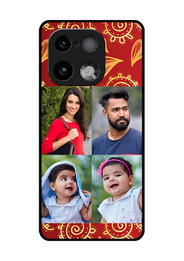 Realme 16 Pro Plus 5G Custom Glass Phone Case - 4 Image Traditional Design