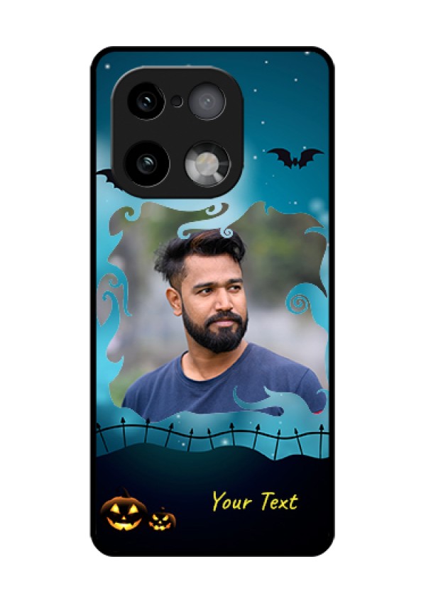 Realme 16 Pro Plus 5G Custom Glass Phone Case - Halloween Frame Design