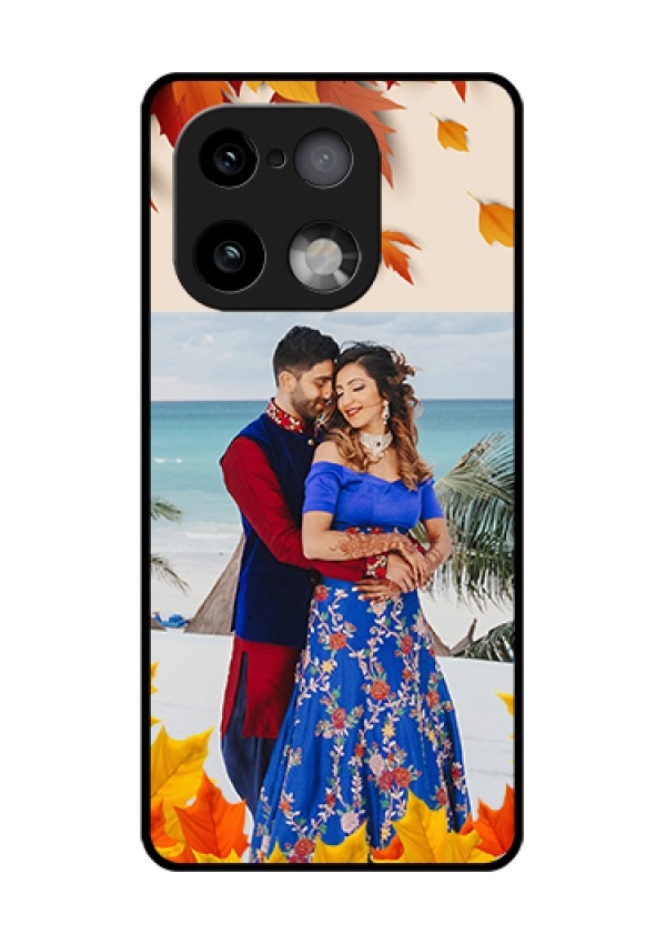 Realme 16 Pro Plus 5G Custom Glass Phone Case - Autumn Maple Leaves Design