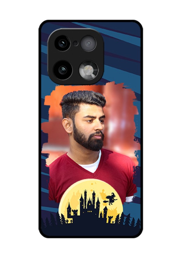 Realme 16 Pro Plus 5G Custom Glass Phone Case - Halloween Witch Design