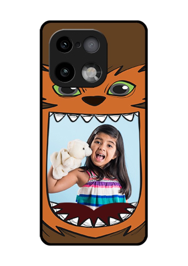 Realme 16 Pro Plus 5G Custom Glass Phone Case - Owl Monster Back Case Design