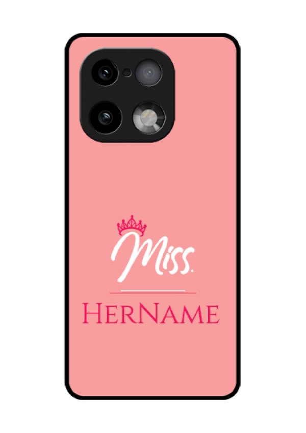 Realme 16 Pro Plus 5G Custom Glass Phone Case - Mrs With Name Design