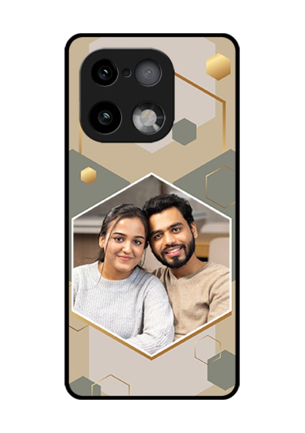 Realme 16 Pro Plus 5G Custom Glass Phone Case - Stylish Hexagon Pattern Design