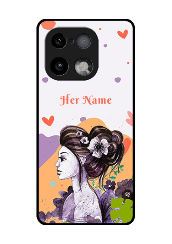 Realme 16 Pro Plus 5G Custom Glass Phone Case - Woman And Nature Design