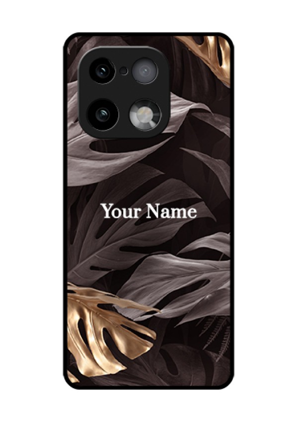 Realme 16 Pro Plus 5G Custom Glass Phone Case - Wild Leaves Digital Paint Design