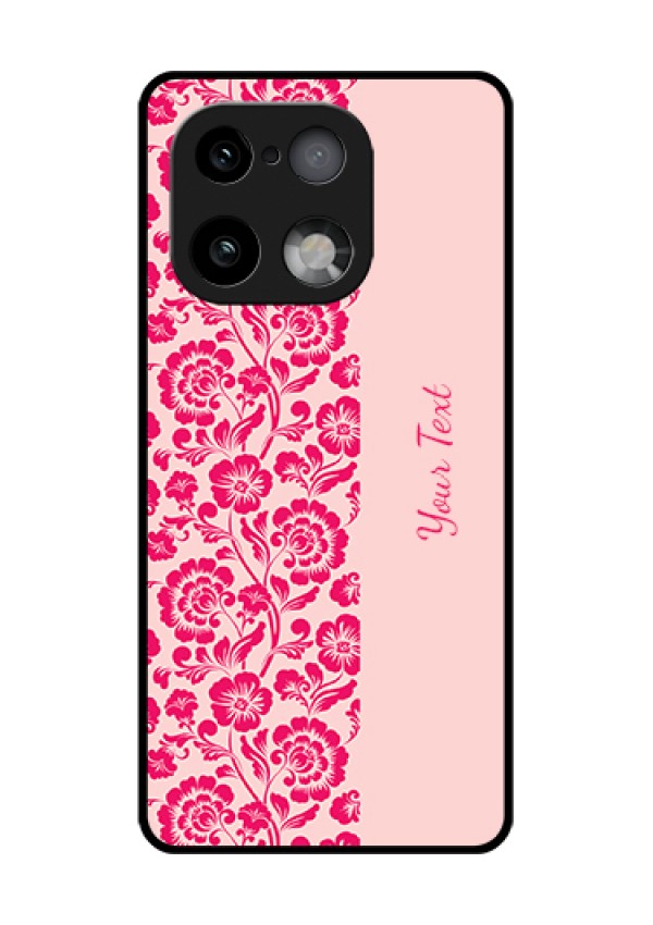 Realme 16 Pro Plus 5G Custom Glass Phone Case - Attractive Floral Pattern Design