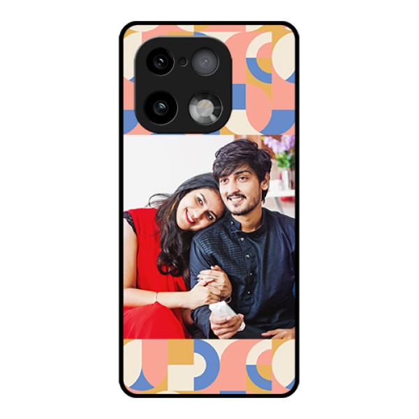 Realme 16 Pro Plus 5G Custom Glass Phone Case - Semi - Circle Maze Pattern Design