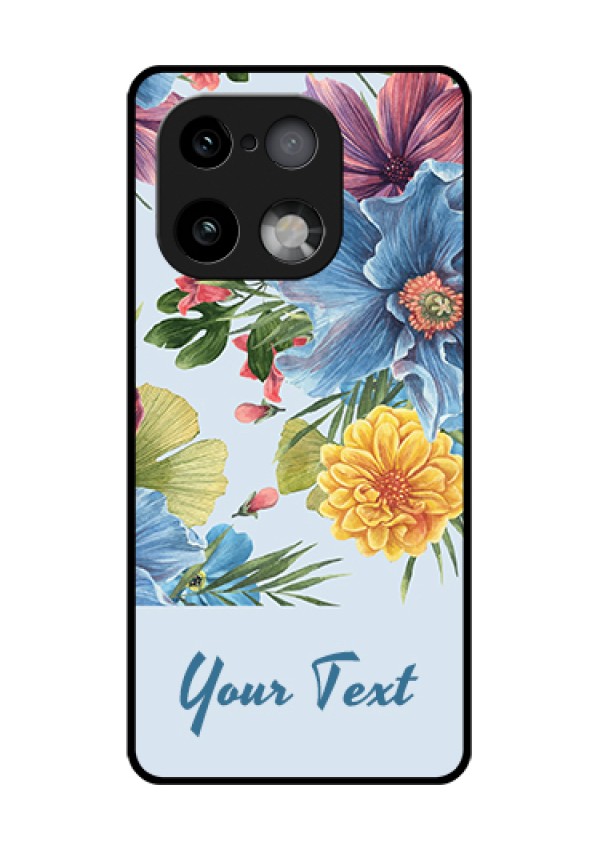Realme 16 Pro Plus 5G Custom Glass Phone Case - Stunning Watercolored Flowers Painting Design