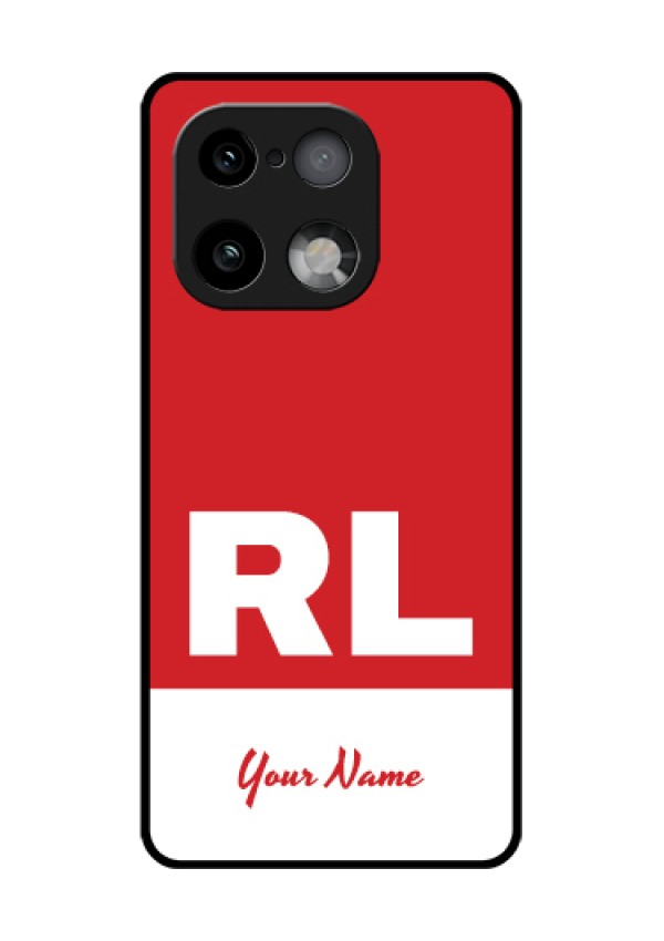Realme 16 Pro Plus 5G Custom Glass Phone Case - Dual Tone Custom Text Design