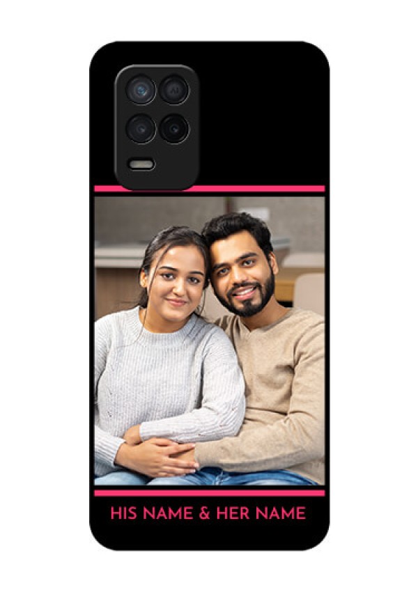 Realme 8 5G Custom Glass Mobile Case - with Add Text Design