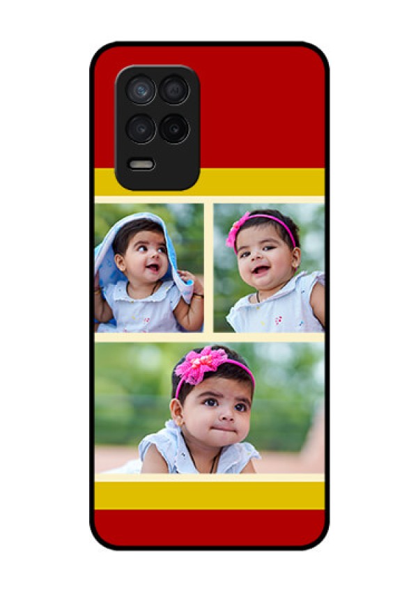 Realme 8 5G Custom Glass Mobile Case - Multiple Pic Upload Design