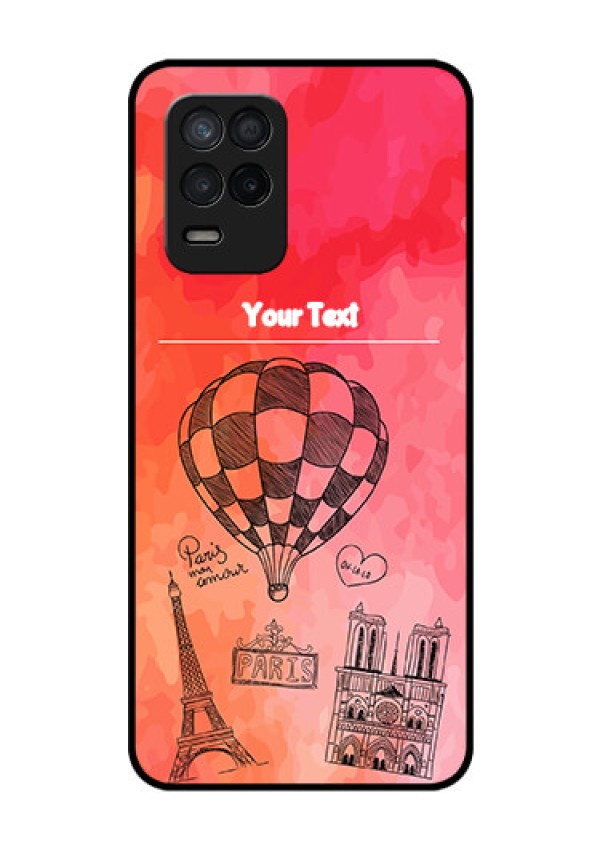 Realme 8 5G Custom Glass Phone Case - Paris Theme Design