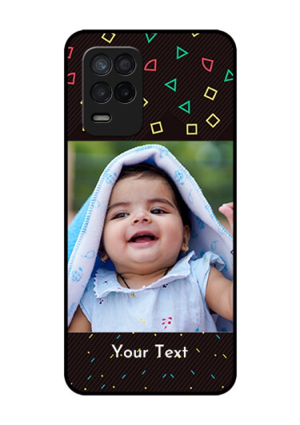 Realme 8 5G Custom Glass Phone Case - with confetti birthday design