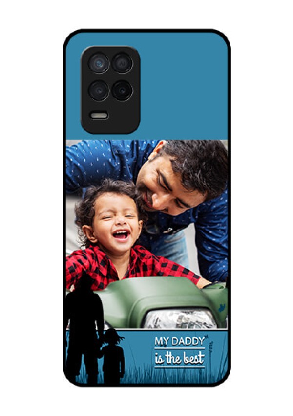 Realme 8 5G Custom Glass Mobile Case - Best dad design 