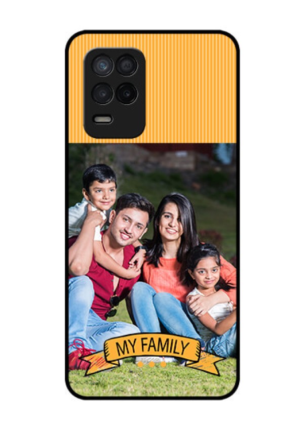 Realme 8 5G Custom Glass Phone Case - My Family Design