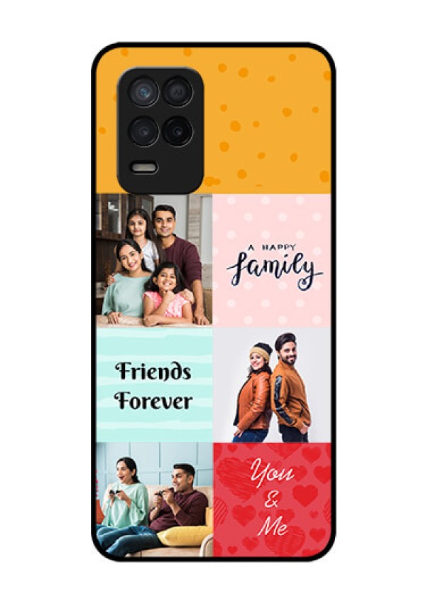 Realme 8 5G Personalized Glass Phone Case - Images with Quotes Design