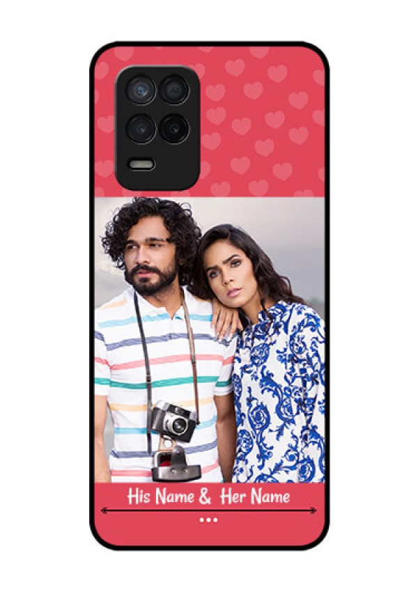 Realme 8 5G Photo Printing on Glass Case - Simple Love Design