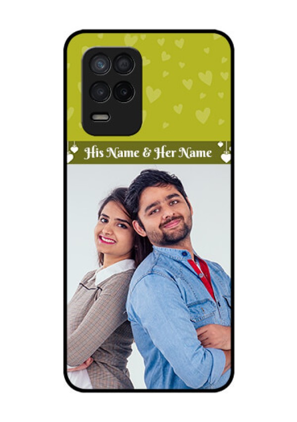 Realme 8 5G Custom Glass Phone Case - You & Me Heart Design