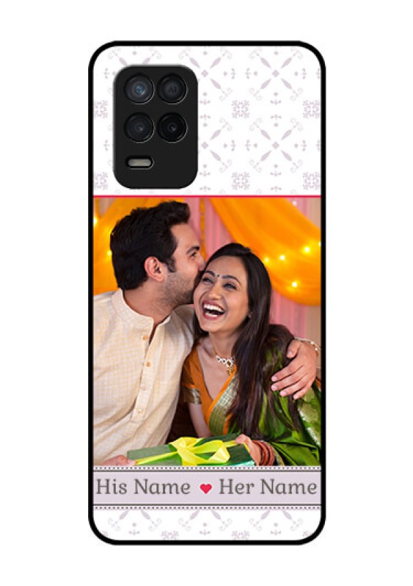 Realme 8 5G Custom Glass Mobile Case - with Photo and Ethnic Design