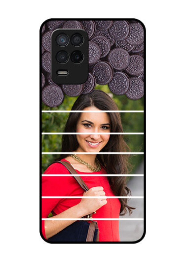 Realme 8 5G Custom Glass Phone Case - with Oreo Biscuit Design