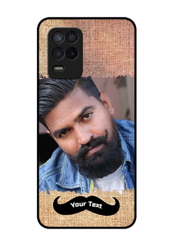 Realme 8 5G Personalized Glass Phone Case - with Texture Design