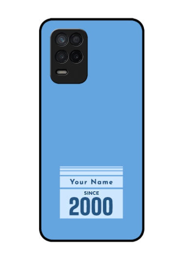 Realme 8 5G Custom Glass Mobile Case - Custom Year of birth Design