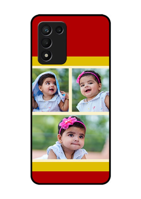 Realme 9 5G Speed Edition Custom Glass Mobile Case - Multiple Pic Upload Design