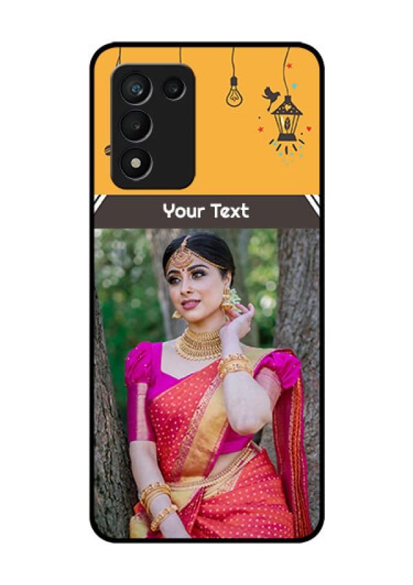 Realme 9 5G Speed Edition Custom Glass Mobile Case - with Family Picture and Icons